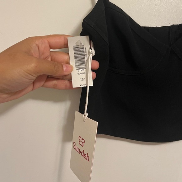 Aritzia Bonnie Bustier Black XS - Picture 3 of 4